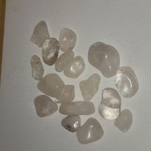 Clear quartz tumble bundle